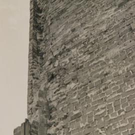 Brick wall in Harbour Street