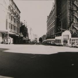 Intersection of Elizabeth Street and Liverpool Street Sydney, 1980s