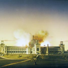 Reconstruction of Garden Palace fire, Royal Botanic Gardens Sydney, no date