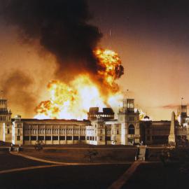 Reconstruction of Garden Palace fire, Royal Botanic Gardens Sydney, no date