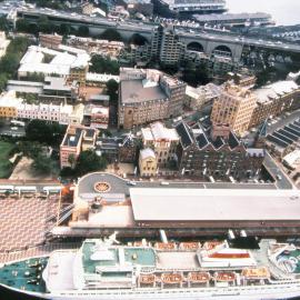 Aerial view of The Rocks