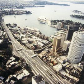 Aerial view of The Rocks