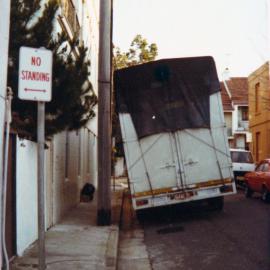 Truck parked in street