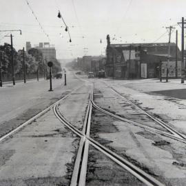 Parramatta Road tram tracks