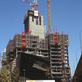 KENS site showing site and cranes, Kent Street Sydney, 2005