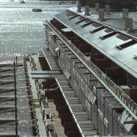 Finger Wharf, Walsh Bay Sydney looking towards harbour, 2003