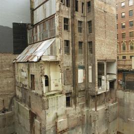 Lobana / Rialto Apartments Construction, Pitt Street Sydney looking towards former YMCA, 2002