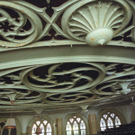 Scots Church redevelopment, Margaret and York Streets Sydney showing plaster ceiling panels, 2005