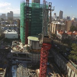 Northerly view towards Darlinghurst from St Margarets Apartments, Bourke Street Surry Hills, 2003