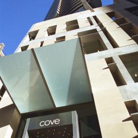 View of apartment block entrance, Cove Apartments The Rocks, 2003