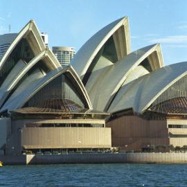 View of Opera House and completed Cove Apartments The Rocks, 2003