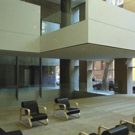 Interior view of lobby, Cove Apartments The Rocks, 2003.