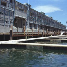 Pontoons and western side of Woolloomooloo Finger Wharf Redevelopment, 2000