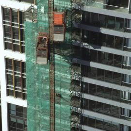 Easterly view from upper levels of construction of World Square, 2003