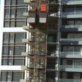 Easterly view from upper levels of construction of World Square, 2003