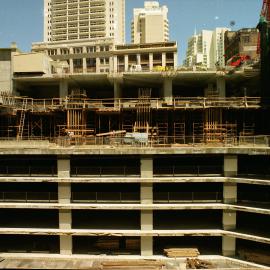Westerly view from the eastern side of construction of World Square, 2000