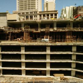 Westerly view from the eastern side of construction of World Square, 2000