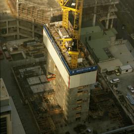 Southerly view from 560 George Street of construction of World Square, 2000