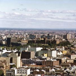 Aerial view of University of Sydney campus Camperdown, 1979