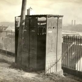 Unattended convenience or urinal, Observatory Hill Park Millers Point, 1934