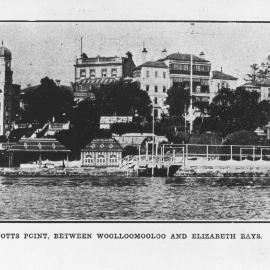 Potts Point Mansions from Sydney Harbour, circa 1900-1919
