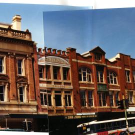 Uniformly elegant streetscape.