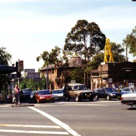 Volumes of traffic through Taylor Square are massive
