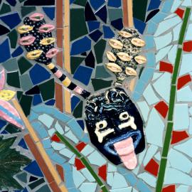 Community Street Art mosaic, Collins Street Surry Hills, 1990s
