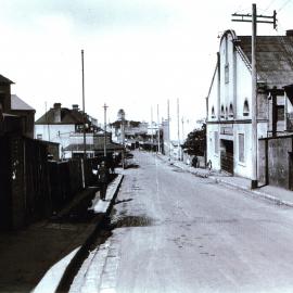 View along Erskineville Road from Angel Street Newtown, 1929