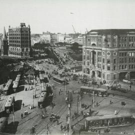 Railway Square Central Sydney, 1914