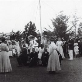 Maypole dancing