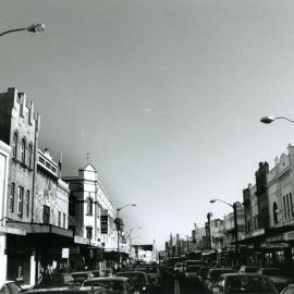 View south along King Street Newtown, 1980s