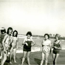 Young girls at the beach.