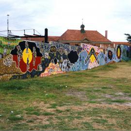 Eveleigh Street mural, Eveleigh Street Redfern, circa 1990s