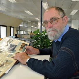 Graeme K Andrews, OAM (1938-2024) in the City Archives, 2013