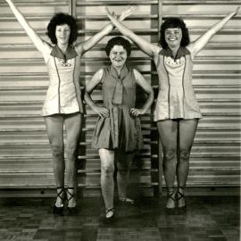 Physical Culture teacher and pupils at Woolloomooloo Children's Playgound.