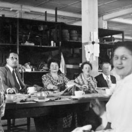 Anthony Hordern's staff morning tea, George Street Sydney, circa 1953