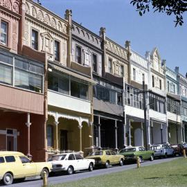 Terraces in Georgina Street Newtown, 1982