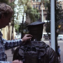 Cenotaph figure, during treatment