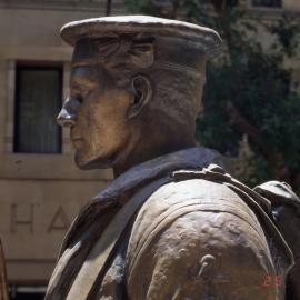 Naval figure on the Cenotaph.