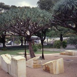 Sandstone and Water Sculpture in Cook and Phillip Park, 2000