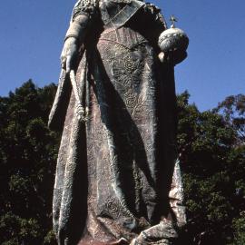 Restoration of statue of Queen Victoria.