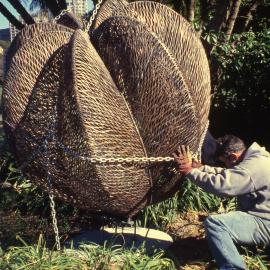 Magnolia and Palm sculpture, Royal Botanic Gardens Sydney, 1999