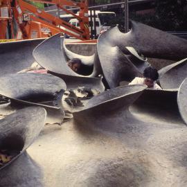 Tank Stream fountain restoration, 1997