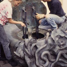 Tank Stream Fountain restoration, 1997