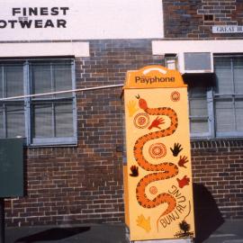 Bunjalung phonebox mural, no date