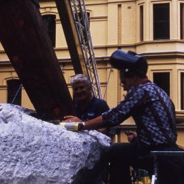 Sirius anchor being moved, no date
