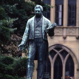 John Dunmore Lang statue, Wynyard Park York Street Sydney, 1997