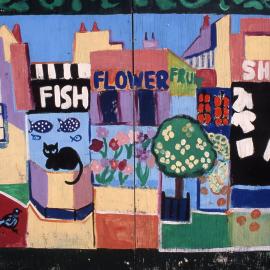 Public Art mural, Darlinghurst, 1990