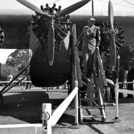 Sir Charles Kingford Smith's aircraft the "Southern Cross" on display